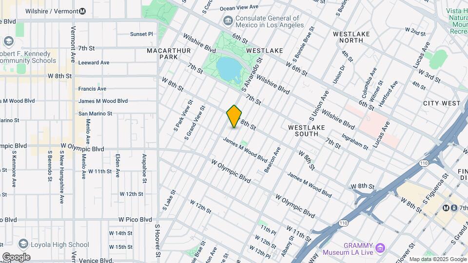 831-837 S Westlake Ave Map and Location Details