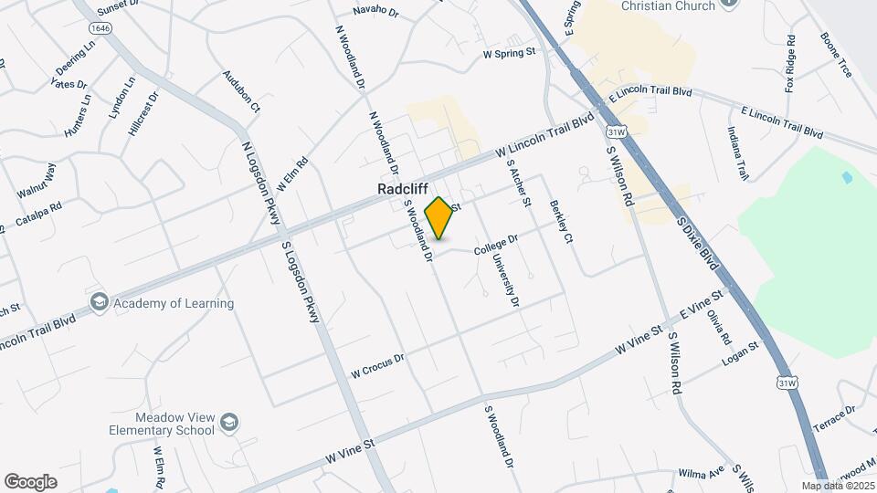 720 College Dr Mapa y Detalles de la Ubicación