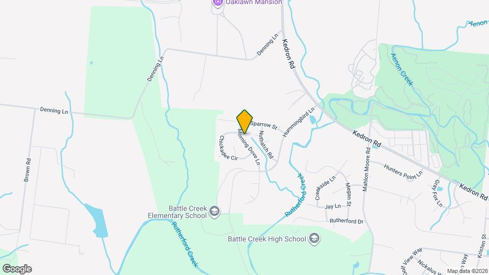 5022 Morning Dove Ln Mapa y Detalles de la Ubicación