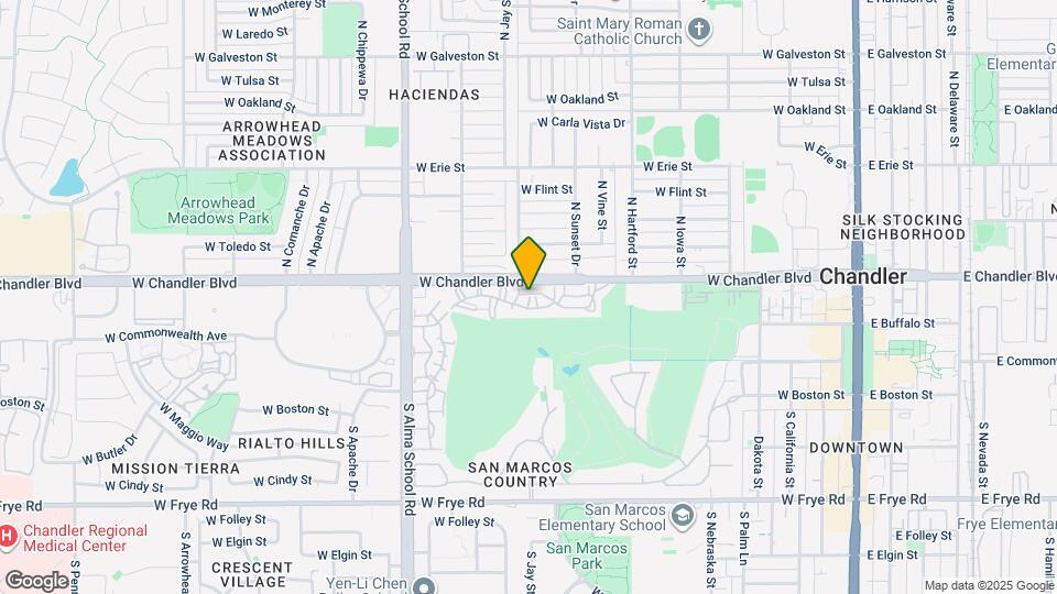 777 W Chandler Blvd Map and Location Details