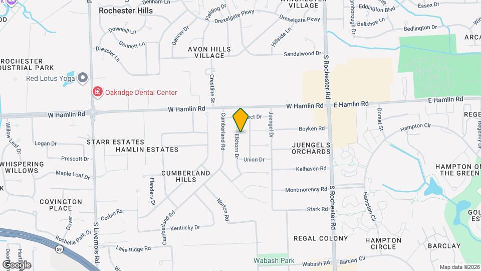 2085 Elkhorn Dr Map and Location Details