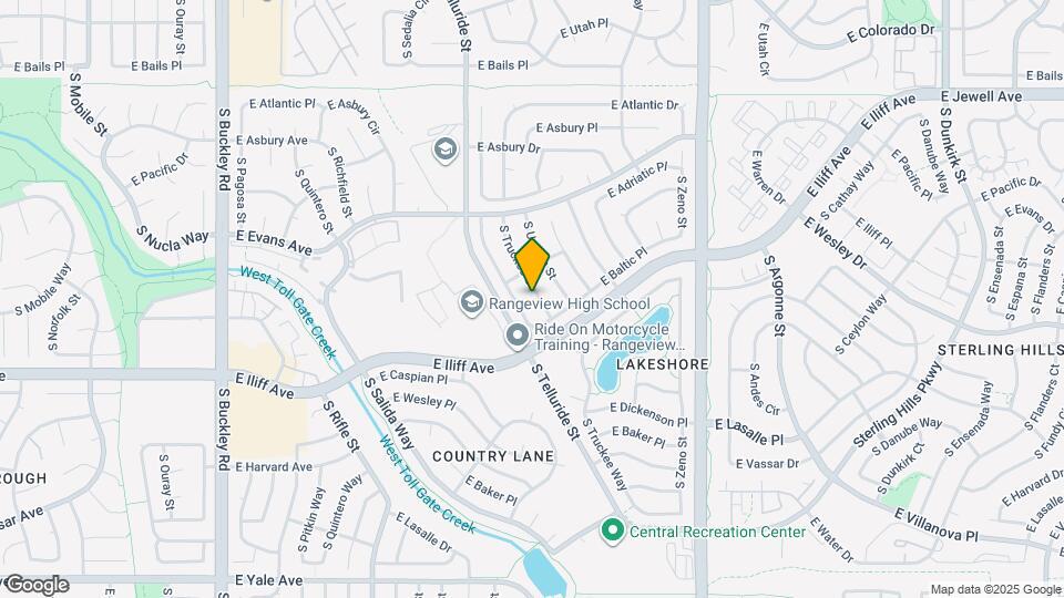 2229 S Truckee St Mapa y Detalles de la Ubicación