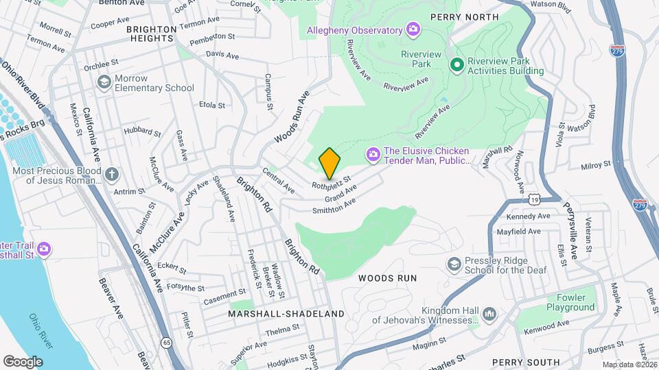 940 Rothpletz St Map and Location Details