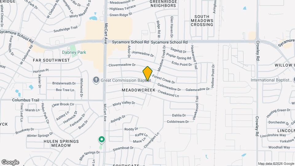 2811 Galemeadow Dr Mapa y Detalles de la Ubicación