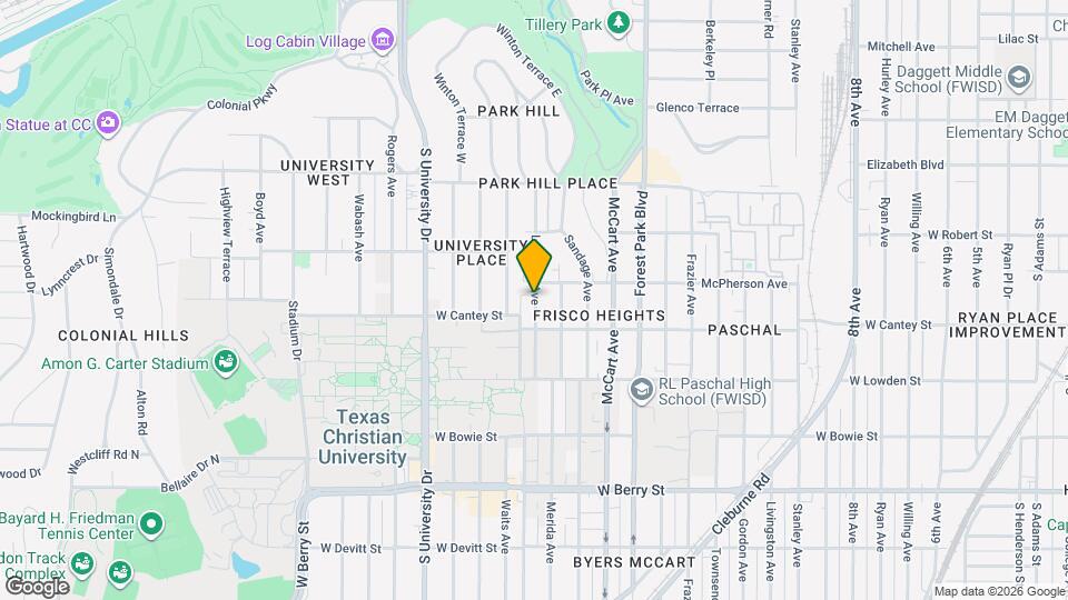 2710 Lubbock Ave Map and Location Details