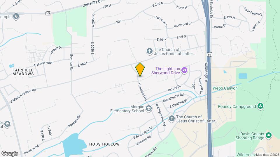 1306 N Thornfield Rd Map and Location Details