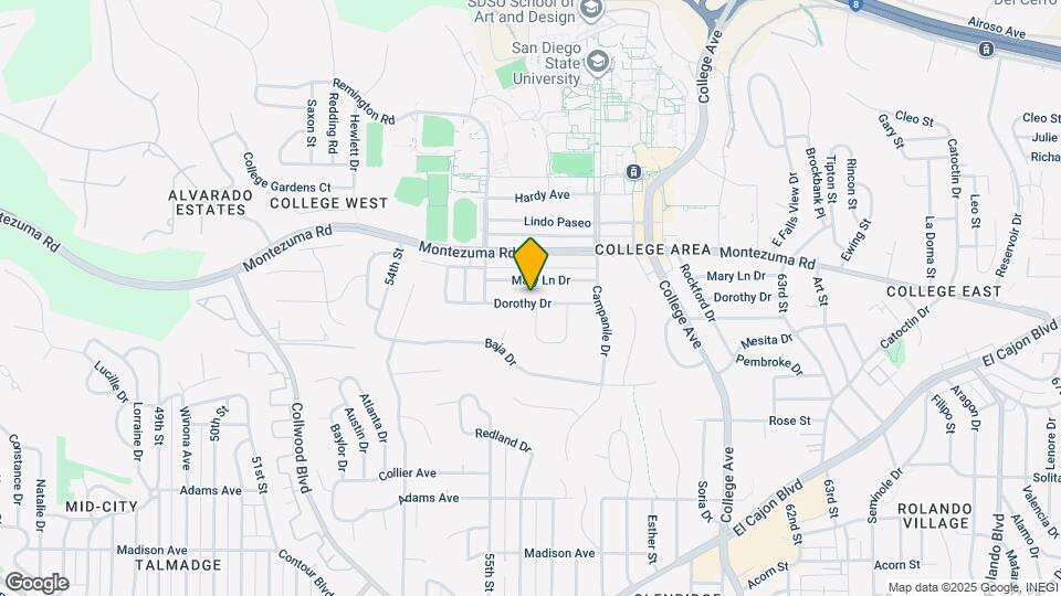 5552 Dorothy Dr Map and Location Details