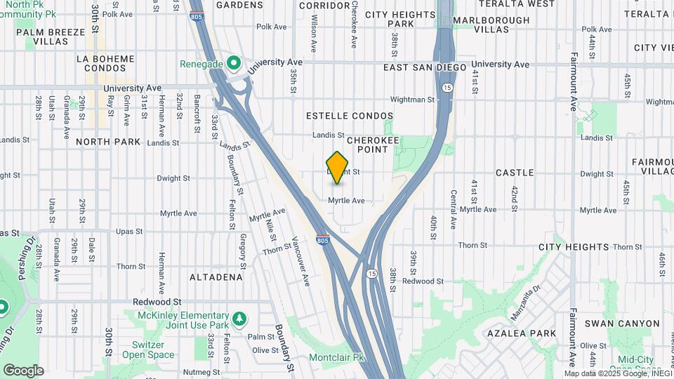 3533 36th St Mapa y Detalles de la Ubicación