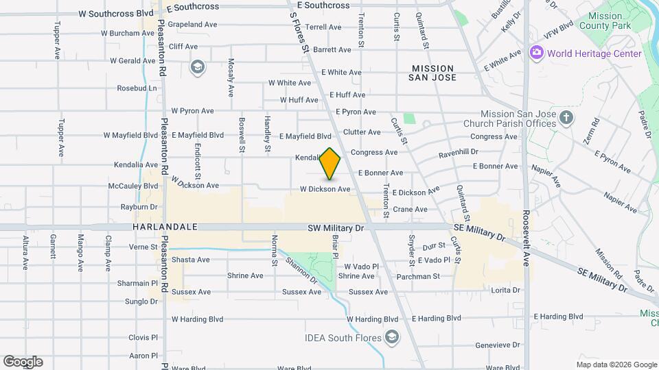 141 W Dickson Ave Mapa y Detalles de la Ubicación