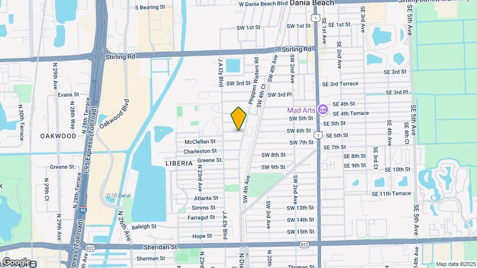 707 SW 6th St Map and Location Details
