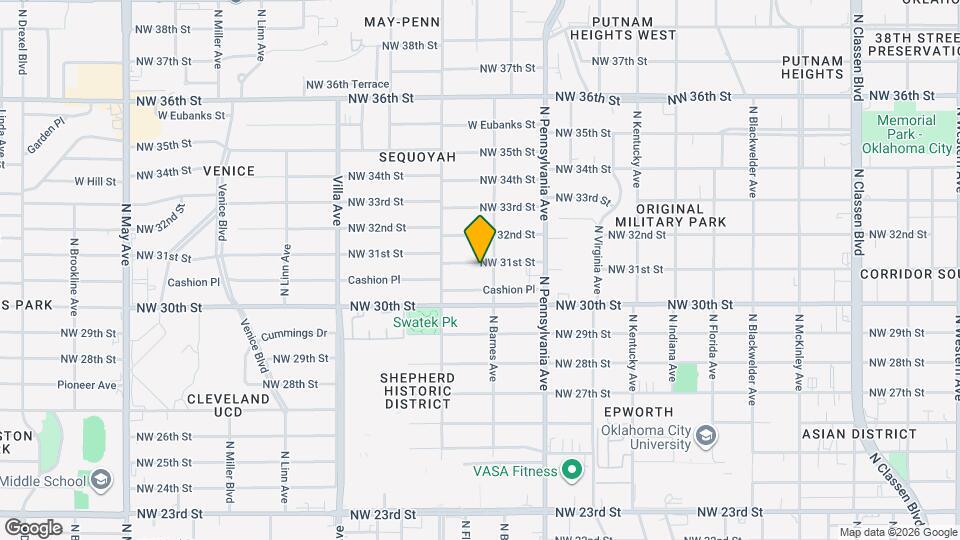 2212 NW 31st St Map and Location Details