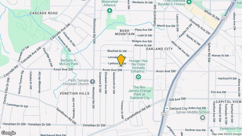 1377 Avon Ave SW Map and Location Details
