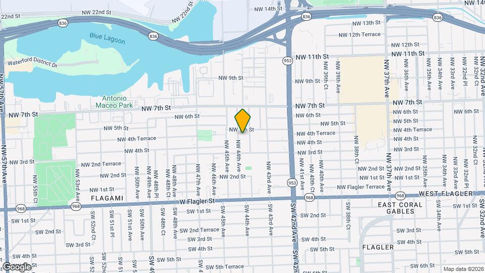 437 NW 44th Ave Map and Location Details
