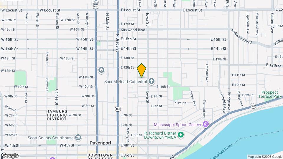 309 E 11th St Map and Location Details