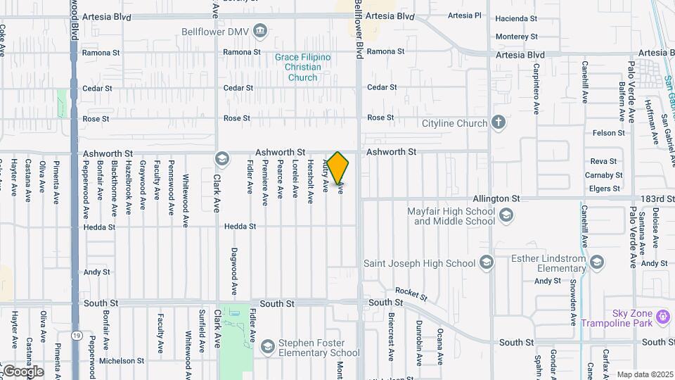 6063 Amos Ave Map and Location Details