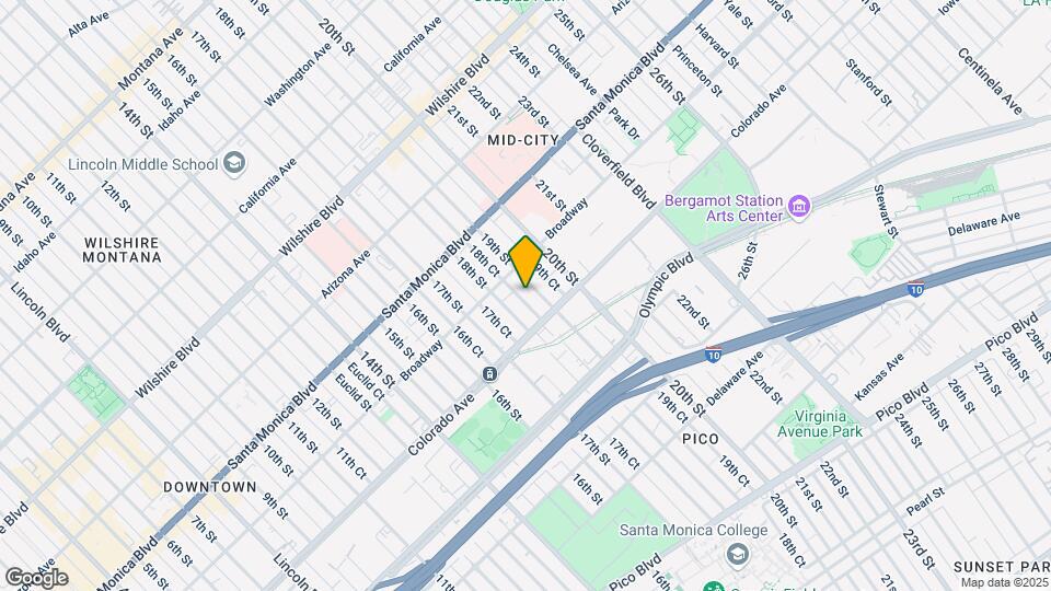 1528 19th St Mapa y Detalles de la Ubicación