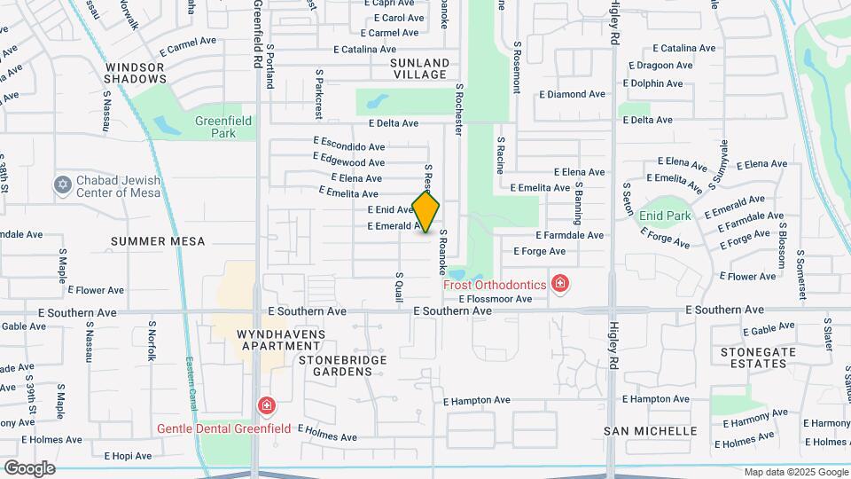 4742 E Farmdale Cir Map and Location Details