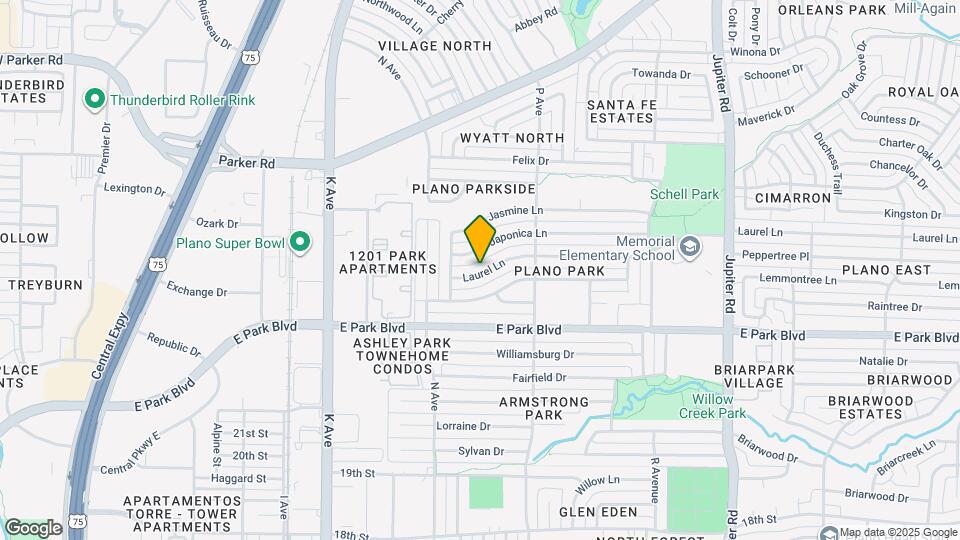 1511 Laurel Ln Map and Location Details