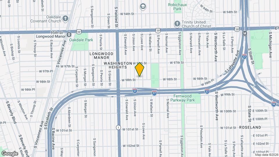9756 S Lowe Ave Mapa y Detalles de la Ubicación