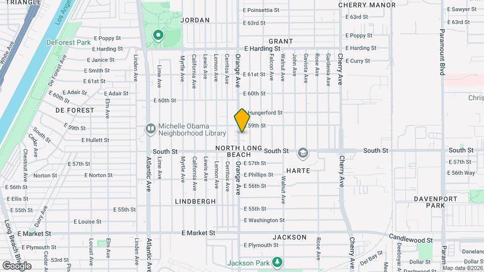 5860 Orange Ave, Unit #1 Mapa y Detalles de la Ubicación