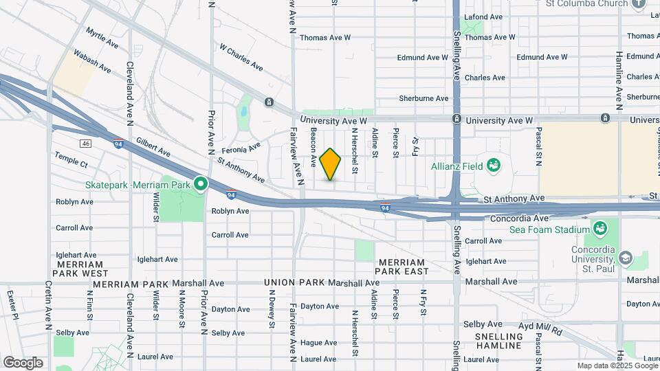 1759 St Anthony Ave, Unit Lower Unit Map and Location Details