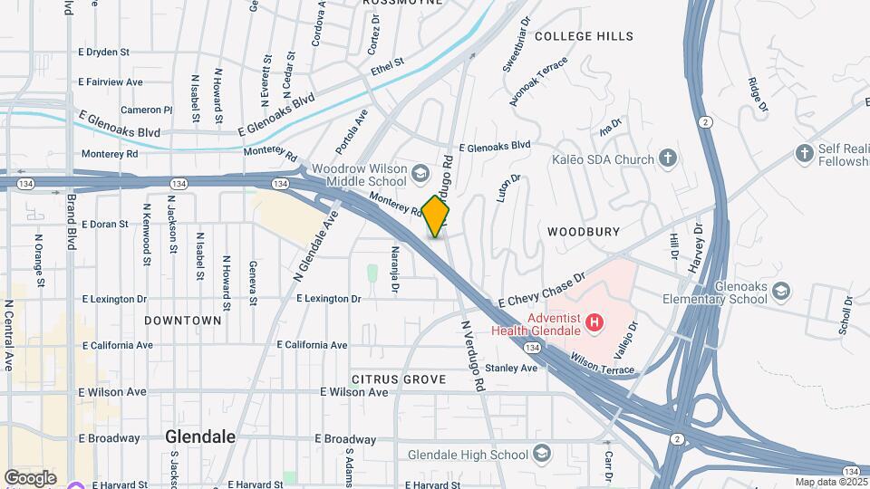 536 Grove Pl Map and Location Details