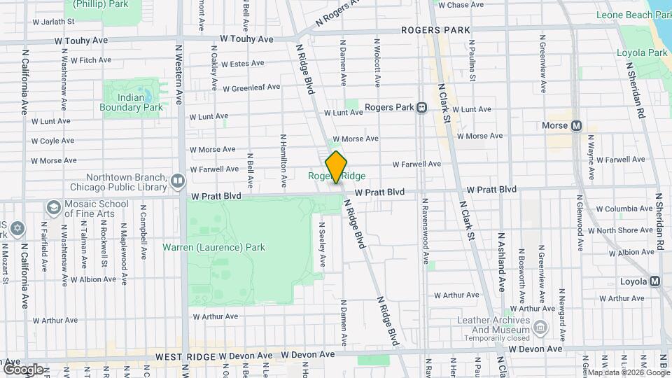 6800 N Ridge Blvd, Unit #g7 Map and Location Details
