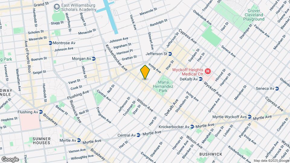205 Knickerbocker Ave, Unit 2F Mapa y Detalles de la Ubicación