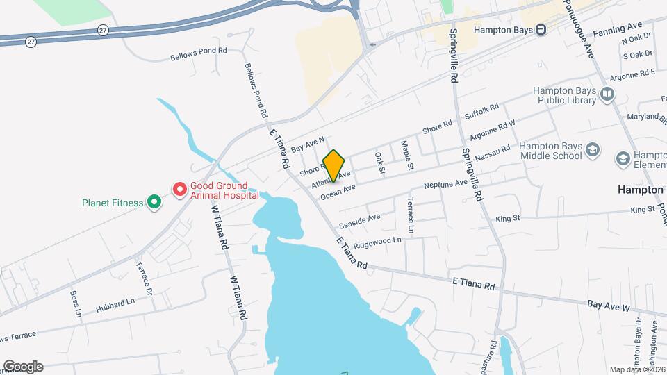 58 Ocean Ave Map and Location Details