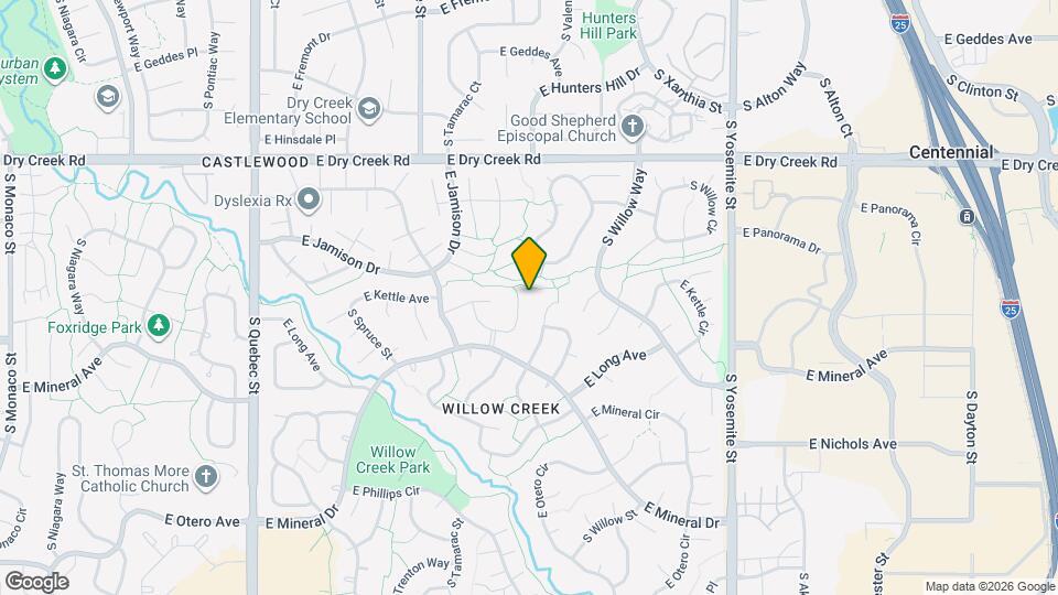 8278 E Long Pl Map and Location Details