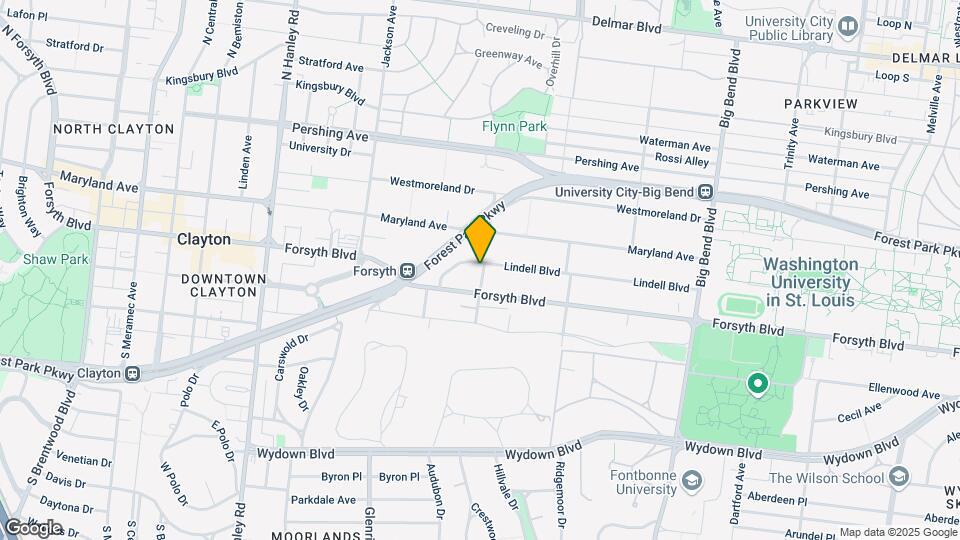 7300 Lindell Blvd, Unit 2E Map and Location Details