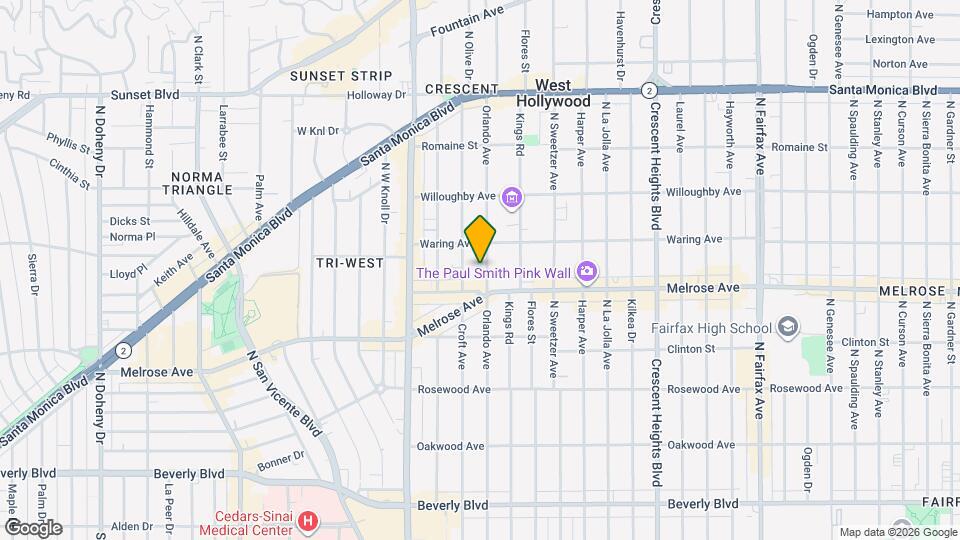 723 Orlando Ave Map and Location Details