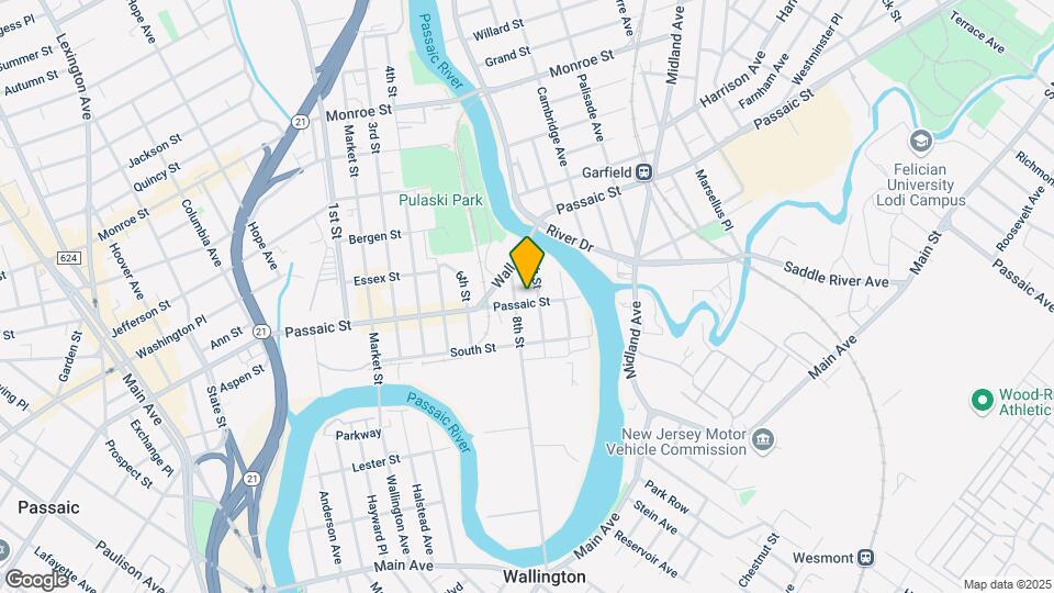 70 Passaic St Map and Location Details