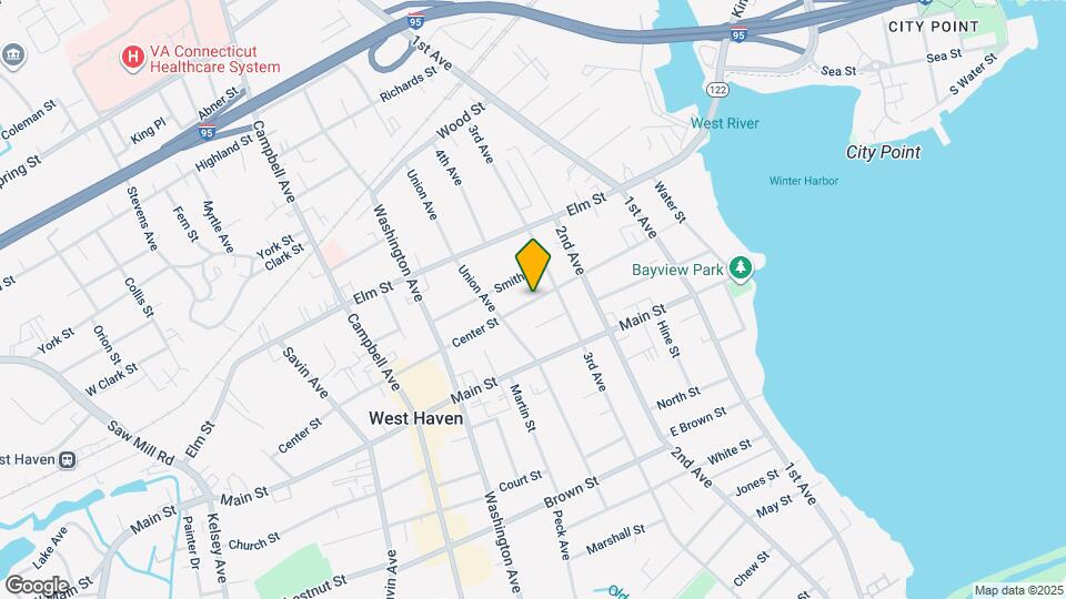 133 Center St Map and Location Details