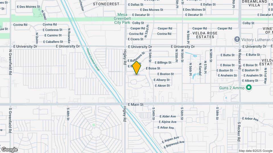 131 N Higley Rd Mapa y Detalles de la Ubicación