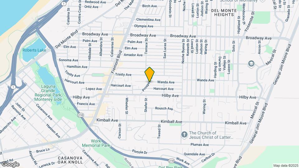 1268 Prospect St Map and Location Details