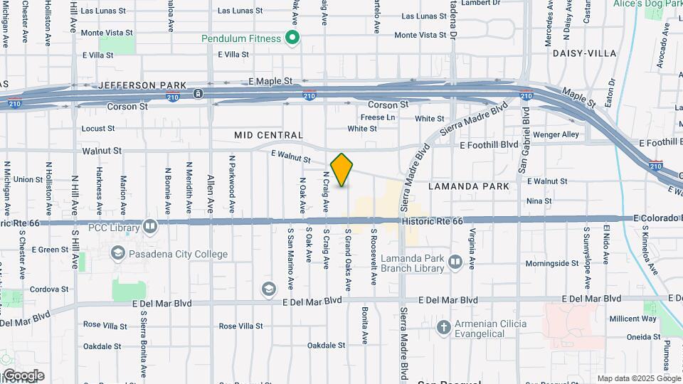 79 N Grand Oaks Ave Mapa y Detalles de la Ubicación
