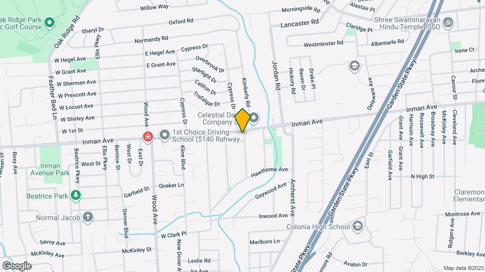 649 Inman Ave Mapa y Detalles de la Ubicación