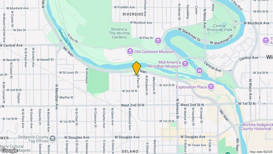 457 N Fern St Map and Location Details