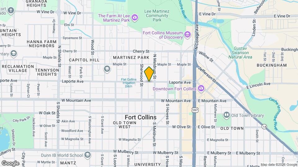419 Laporte Ave Map and Location Details