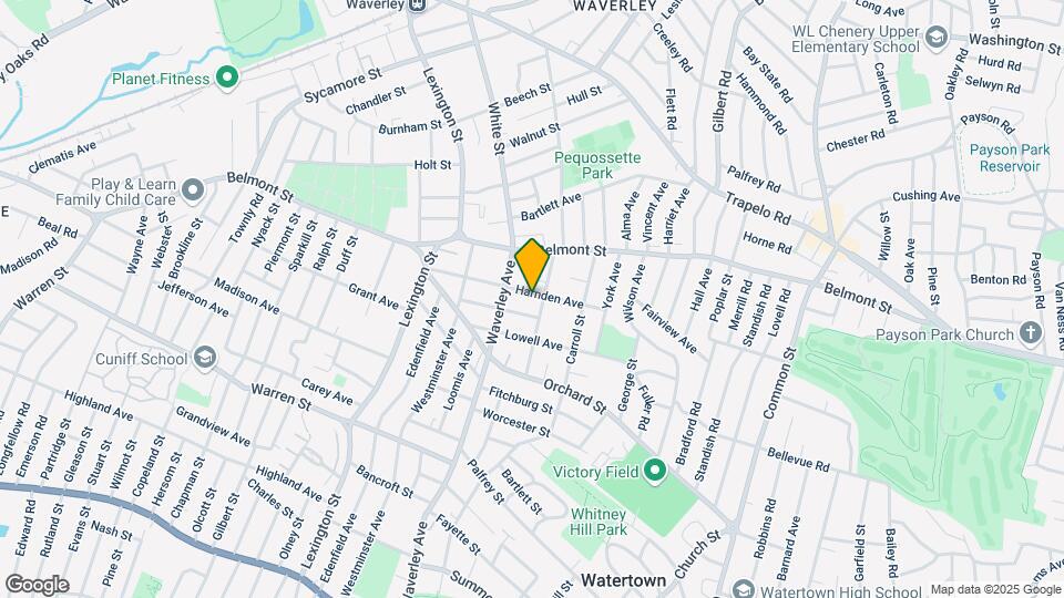 87 Harnden Ave Map and Location Details