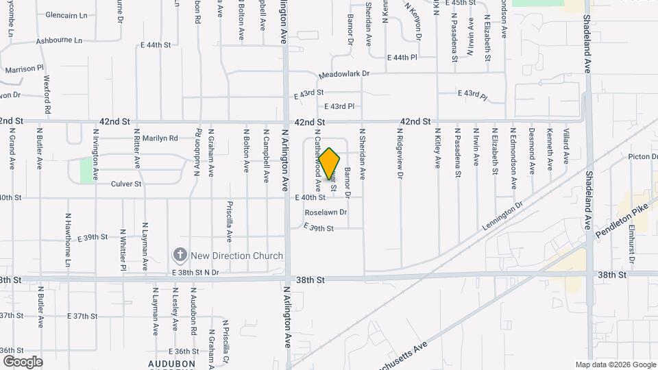 4018 Sawyer St Map and Location Details