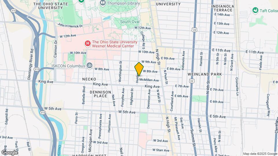 1432 Hunter Ave Mapa y Detalles de la Ubicación