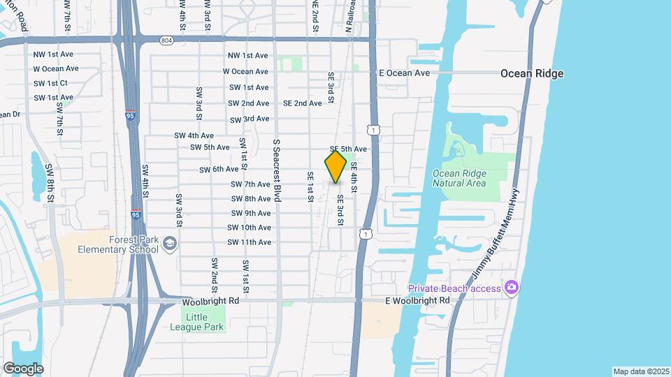805 SE 3rd St Map and Location Details