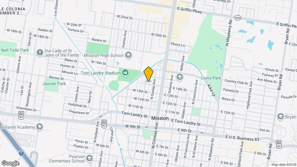 221 W 14th St Map and Location Details