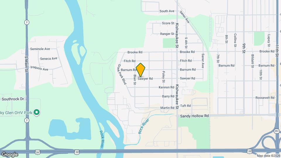 407 Sawyer Rd Mapa y Detalles de la Ubicación