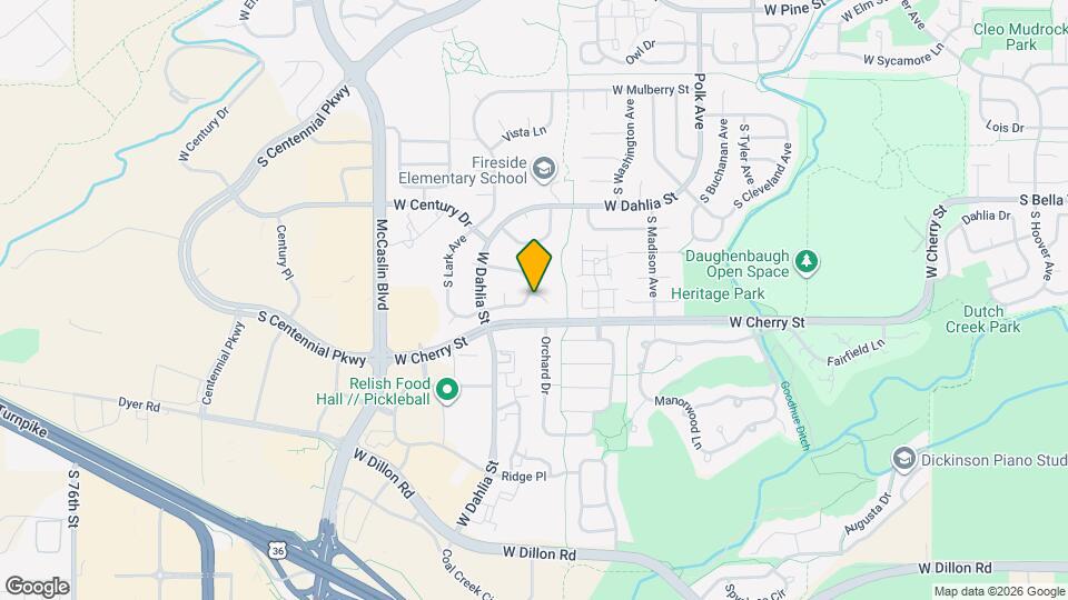 855 W Chestnut Cir Map and Location Details