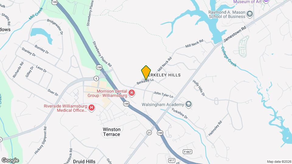 134 Berkeley Ln Map and Location Details