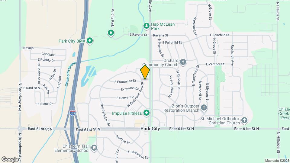 6474 N East Park View St Map and Location Details