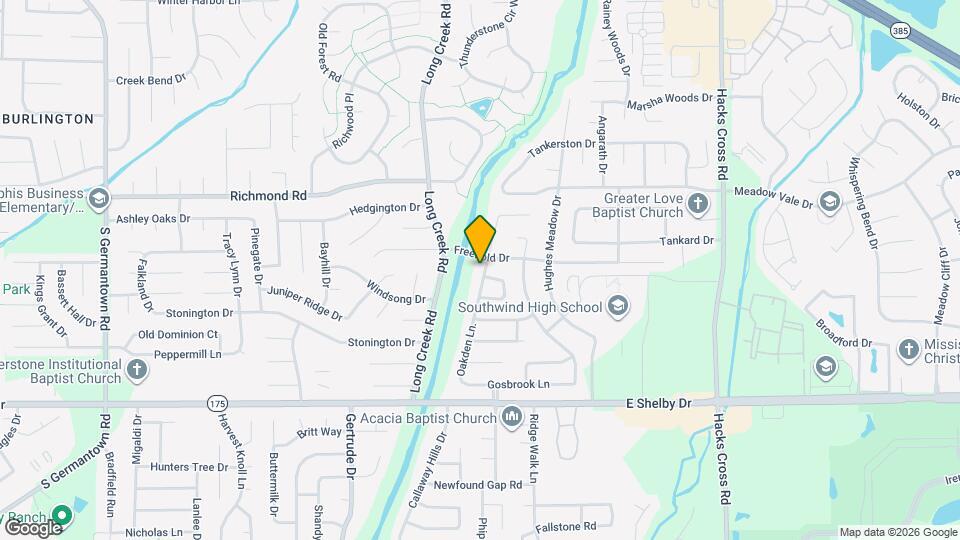 4521 Oakden Ln. Map and Location Details